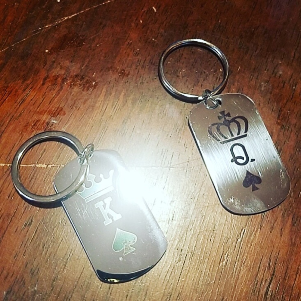 King & Queen Keychains